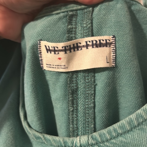 NWT, We The Free Denim Jumpsuit - Picture 5 of 7